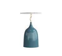 HLHLOP777 Tavolino a forma di C Tavolino da caffè unico fatto a mano, comodino con vassoio naturale for la casa, sala da pranzo o soggiorno, fatto a mano, stile moderno Tavolini laterali(Blue)
