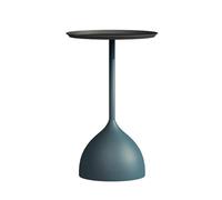 HLHLOP777 Tavolino a forma di C Tavolino rotondo, libreria da soggiorno, tavolo rotondo for la casa, credenza for divano, tavolino for attività semplici e creative Tavolini laterali(Blue)