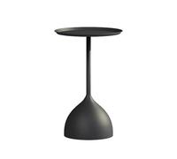 HLHLOP777 Tavolino a forma di C Tavolino rotondo, libreria da soggiorno, tavolo rotondo for la casa, credenza for divano, tavolino for attività semplici e creative Tavolini laterali(Nero)