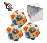 Hliloy Boulder Block realizzato a mano - Costruisci forza e precisione, palle da arrampicata 3D per arrampicata su roccia, palline da allenamento da portare fuori sempre e ovunque per simulare