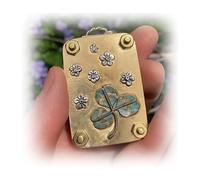 Hliloy Micro pressa per fiori, kit di stampa floreale in miniatura (foglia)