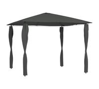 hliofuir Gazebo da giardino, 3 x 3 m, con copertura per pali, colore | Stabile gazebo per giardino e terrazza. Offre una piacevole ombra durante feste ed eventi in famiglia all'aperto.