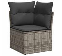 hliofuir Set di divani da giardino, 10 pezzi, con vano portaoggetti, per | Salotto modulare per terrazza e giardino con pratici scomparti sotto le sedute e comodi cuscini.