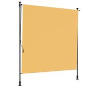 hliofuir Tenda a rullo per esterni, 120 x 270 cm, tenda verticale per balconi e terrazze, regolabile in altezza, con manovella, come protezione dagli sguardi indiscreti e protezione solare per il