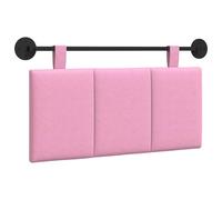 hliofuir Testiera sospesa in tessuto, 90 x 55 cm, cuscino da parete, per | Cuscino da parete imbottito con guida in metallo per camera da letto. Offre una presa comoda quando si sta seduti e si legge