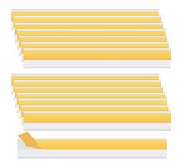 HLIWS 15 Pezzi 4 * 30cm Porta Etichetta Adesivi,Porta Etichette In Plastica,Trasparente Porta Prezzi,Per Negozio Office Home(Senza carta)