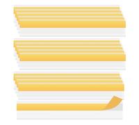 HLIWS 15 Pezzi 5 * 30cm Porta Etichetta Adesivi,Porta Etichette In Plastica,Trasparente Porta Prezzi,Per Negozio Office Home(Senza carta)