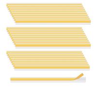 HLIWS 30 Pezzi 2 * 30cm Porta Etichetta Adesivi,Porta Etichette In Plastica,Trasparente Porta Prezzi,Per Negozio Office Home(Senza carta)