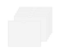 HLIWS A4 Porta Etichette Trasparenti - 6 Pezzi Porta Etichette Adesive, Stile Orizzontale, Photocard Holder, per la Casa, L'ufficio, biglietti,Foto,Auto (Dimensione Interna:21 * 29,7cm)