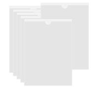 HLIWS A4 Tasche autoadesive per carte di credito-6 Pezzi Trasparente Autoadesivo Supporto,portacarte plastica,per Auto, Distintivi, Parabrezza(Dimensione interna:21 * 29,7cm)