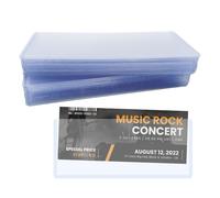 HLIWS Clear Toploaders-30Pz 175x75mm Clear Hard Card Sleeves,Custodie per Carte da Collezione,Per la protezione di biglietti, carte, pass, ecc.(Lungo)