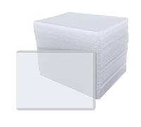 HLIWS Clear Toploaders-44pcs 76 * 102 mm Clear Hard Card Sleeves, manicotti di carte di gioco, proteggere Top Loader manicotti di carte, per la maggior parte delle carta (bianco trasparente)