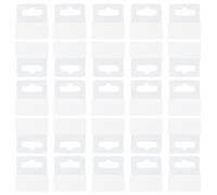 HLIWS Etichette Display Pieghevoli,Attaccaglie Adesive,Ganci Flessibili,150 Pezzi,3.5 * 4 cm,trasparente,per Espositori per Negozi al Dettaglio