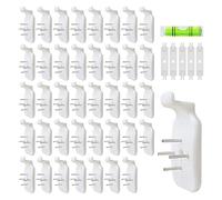 HLIWS Ganci da parete antitraccia appendi quadri senza chiodi-40 Pezzi Gancio invisibile per quadri,Ganci per Appendere Foto,per Appendere Foto,Dipinti