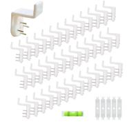 HLIWS Set di Ganci per Quadri Muro-40 Pezzi Gancio invisibile per quadri,per Appendere Foto,Dipinti,Cappelli