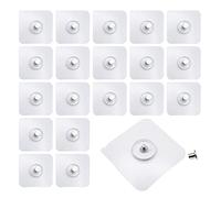 HLIWS Set di Ganci per Quadri Muro,Ganci da Parete Antitraccia Appendi Quadri Senza Chiodi,per Appendere Foto,Dipinti,Cappelli (Trasparente)