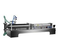 Hlixzoy 10/100ml,Riempitrice Pneumatica Orizzontale/Riempitrice Quantitativa Automatica per Liquidi/Riempitrice per Olio Lubrificante/Riempitrice per Liquidi A Testa Singola per Detersivo per Bucato