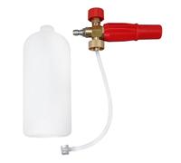 HLKSOUREZ Cannone Schiuma per Idropulitrice, Schiuma per Autolavaggio 1000 ml con Connettore Rapido 1/4 Pollice, Kit Cannone Schiuma Universale per Auto Bici Moto Pavimenti Pavimenti