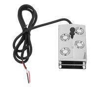 HLKSOUREZ Nebulizzatore ad ultrasuoni a 4 Teste, umidificatore DC45-48V con Cavo da 1,5 m, nebulizzatore in Acciaio Inossidabile IP67 per Uso Interno ed Esterno, Generazione di Nebbia