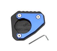 HLKSOUREZ Piastra di supporto per pad estensibile per cavalletto per moto, piedino per allargare il cavalletto laterale in lega di alluminio, ricambio per G310GS 2017-2018, supporto di (Blu)