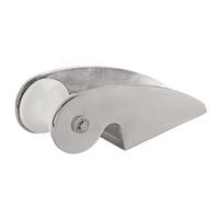 HLKSOUREZ Supporto per Staffa di Ancoraggio per Barche, Rullo di Sollevamento di Prua Marino con Ruota in Gomma, Rullo di Ancoraggio in Acciaio Inossidabile per Una Facile Installazione,