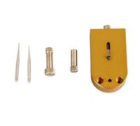 HLKSOUREZ Watch Movement Balance Wheel Hairspring Support Stand, Professional Hairspring Balance Holder for Watchmaker, Precision Metal Tool with Adjustable Columns and Pointed Cones for Str