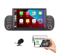 HLLECARMO Autoradio per Fiat Panda 2013-2020 7-Inch Wireless CarPlay & Android Auto，Bluetooth 5.0, Mirror Link, Touchscreen | RDS AM/FM, USB, DSP ad alta potenza, Subw EQ, SWC