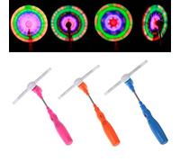 HLLR Mulini a Vento LED Lampeggianti Con Musica Colorata - Giocattolo Che Gira e Brilla Nel Buio