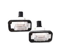 HLQXHM Per SAIC per MG RX3 i5 EI5 MG6 HS GS luce targa posteriore bagagliaio copertura luce posteriore originale targa auto lampada LED (colore: 2 pezzi)