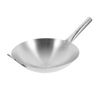 HLRTBCN Acciaio inossidabile da 1 pc padella non frittura non stick per cucine induzione stufe a gas con design profondo per un facile sfregamento per il ristorante per la casa Aqiong
