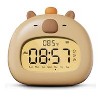 HLRTBCN Anche CLOCCA Capybara per Bambini, Pronto per Sollevare l'allenatore del Sonno per Bambini, Simpatico Orologio Capybara Che oscurano la Luce della Luce Notturna per Le camere da Letto 1pcs a