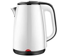 HLRTBCN Bollitore Elettrico Portatile brocca Inossidabile in Acciaio Elettrico bollitore, brocca 1,8 Litri, Ideale per Acqua Calda, 1500 W Fast/White/A/Blue/A/White/A Aqiong