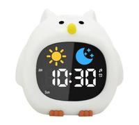HLRTBCN Dressa per Bambini per Bambini Training Orologio per Il Sonno Sonno Cute Touch Night Light for Children Camera da Gufo Aqiong