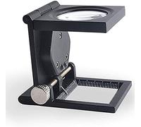 HLRTBCN Ingrandimento ingrandire Il Vetro ingranditore Portatile di Lente con luci Lenti di ingrandimento 10x, per Lettura, ispezione, Saldatura, richiamo, Riparazione, Artigianato per Hobby Aqiong