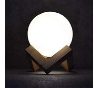HLRTBCN Lampada da scrivania Luner Luner Light Table Lampada USB Ricaricabile Moon Night Light 3D Print Moon Lamplety Bookcase Aqiong
