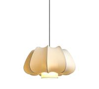 HLRTBCN Lampadario Leggero in Tessuto retrò in Tessuto retrò a Sospensione Leggera Camera da Letto Nordico a soffitto Regolabile Lampada appesa Arte Decorazione per la casa Sospensione del lampadario