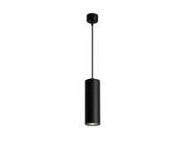 HLRTBCN Luce a Sospensione a soffitto Semplice Moderna, Lampada a Trappola a Tubo Lungo cilindrico a LED per lampadario Sala da Pranzo Soggiorno (Nero, 10 cm/3.9 Pollici) Aqiong