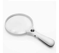 HLRTBCN Lumini di Vetro di ingranditore Light Glass Light - 2X 4X 10x Lens Lens Reading Lettura dei Libri per i giornali MAPPE MAPPE LED LED LINGHIFICA Aqiong