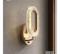 HLRTBCN Lumo postmoderno di Lusso Lussuoso Lampada a Parete Regolabile a Tre Colori, Finitura Goldn Finitura Sconce Sconce Apparecchio di Illuminazione da casa INFITE APPIAMATO Sconce per I Aqiong