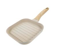 HLRTBCN Padella per colazione antiaderente padella pratica per frigorifera per sfrigolio per le gustose padella da cucina per cucine a induzione manico comodo per facile utilizzo Aqiong