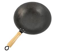 HLRTBCN Padella wok in stile cinese per frigorifera del fondo elettrico Design addensato addirittura riscaldamento adatto per la cottura a gas ed elettrica Aqiong