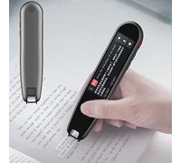 HLRTBCN Penna di Lettura della traduzione Portable Instant Language Traduttore Smart Scaning Translate Pen | Estratto di Testo | Dizionario elettronico | Registrazione Intelligente, Aqiong