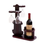 HLRTBCN Portabottiglie per vino porta calice per calice per vino in vetro in vetro decorazione per la casa di supporto per il supporto per vino rossa Aqiong