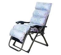 HLRTBCN Sedia a dondolo reclinabile e pieghevole sedia regolabile a più pisolini la sedia comoda di tappeto di cotone (G 65x53x78cm) Aqiong