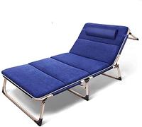 HLRTBCN Sedia pieghevole sedia a sdraio pieghevole sedia a sdraio regolabile poltrona portatile e sedie da giardino da piscina (194x68 cm) reclinabile (colore: blu, dimensione: 194x68 cm) (blu Aqiong