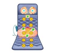 HLRTBCN Tappetino da massaggio completo con calore, cuscino massaggiatore, 20 teste di massaggio Shiatsu per il collo, 10 motori a vibrazione per massaggio sollievo dal dolore PadEB Aqiong