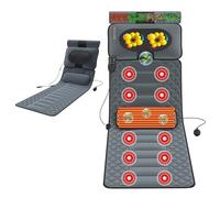 HLRTBCN Tappetino per Massaggio al Corpo Completo con Calore 20 Teste Massaggio Vibrante Pad Materasso Aqiong