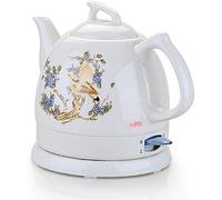 HLRTBCN Teapot-Retro 1L JUG in acciaio inox ceramica elettrica Ceramic Kettle-Retro 1L senza BPA, potenza automatica alla base rimovibile bollente Rapida, bullone 1000W Aqiong