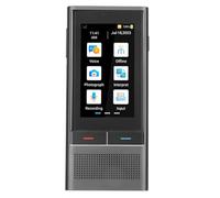HLRTBCN Traduttore linguistico, traduttore vocale Bluetooth a 2 Vie, Colore da 2,8 Pollici da 16 GB, RTS 138 Lingue, traduzione vocale 4G Aqiong