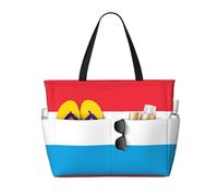 HLSBSSL Questa borsa da viaggio con bandiera del Lussemburgo stampata può essere utilizzata per lo shopping, l'esercizio fisico o il lavoro